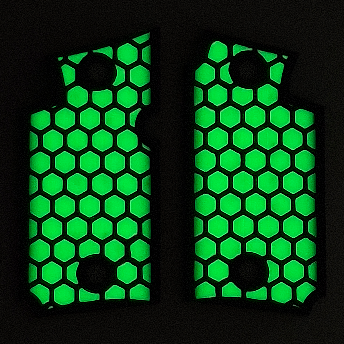 Glow in the Dark Honeycomb Printed Sig Sauer P938 Grips
