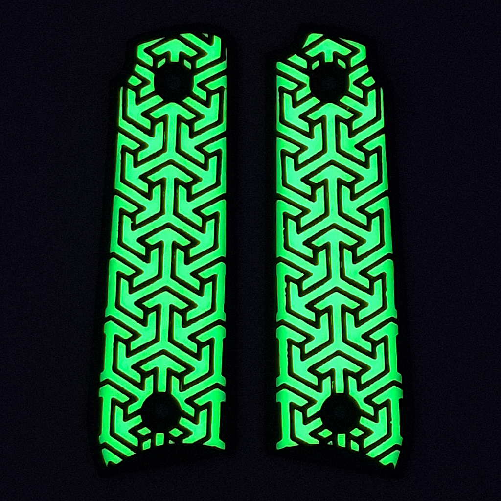 Glow in the Dark Tritessel Printed Ruger Mark IV 22/45 Grips