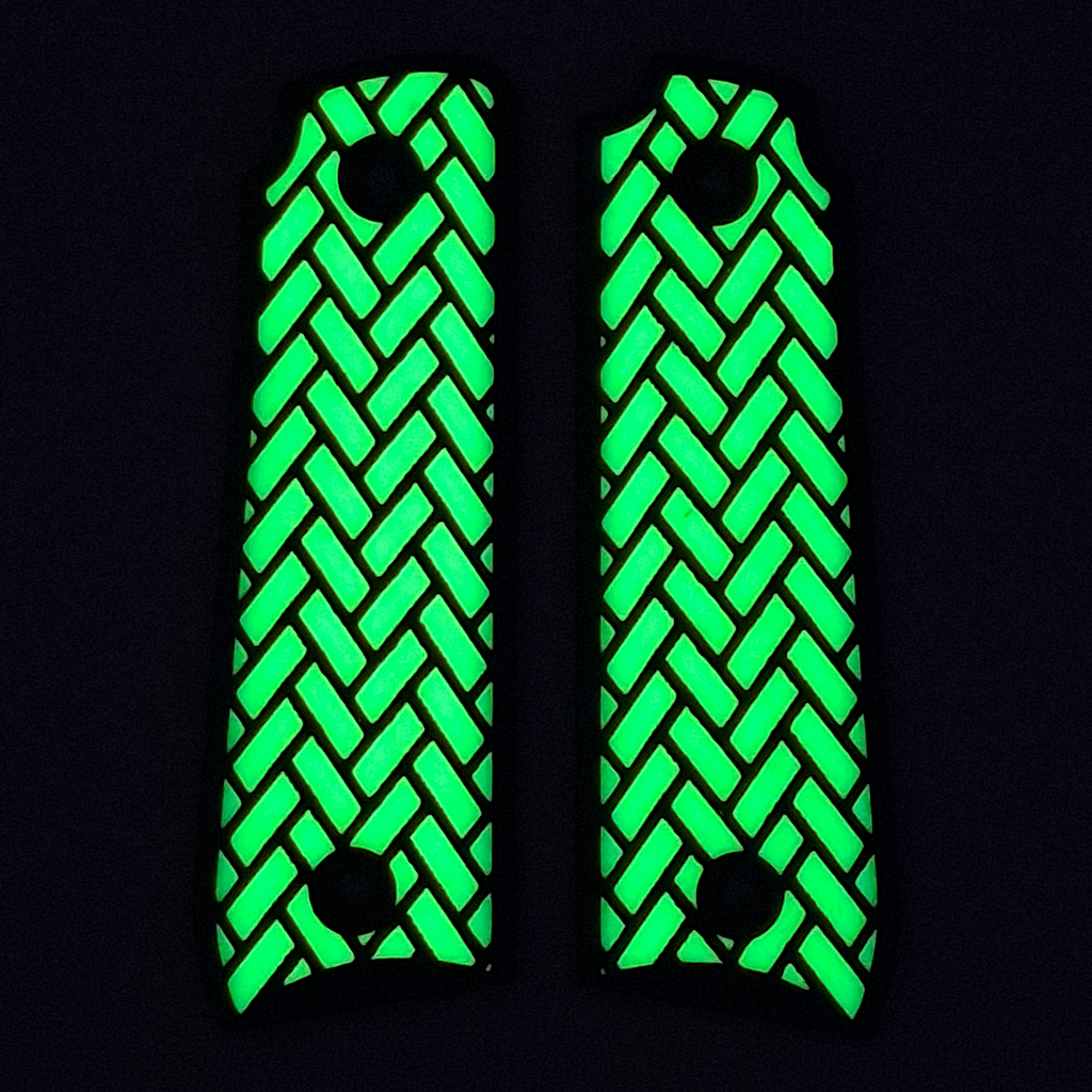 Glow in the Dark Weave Printed Ruger Mark IV 22/45 Grips