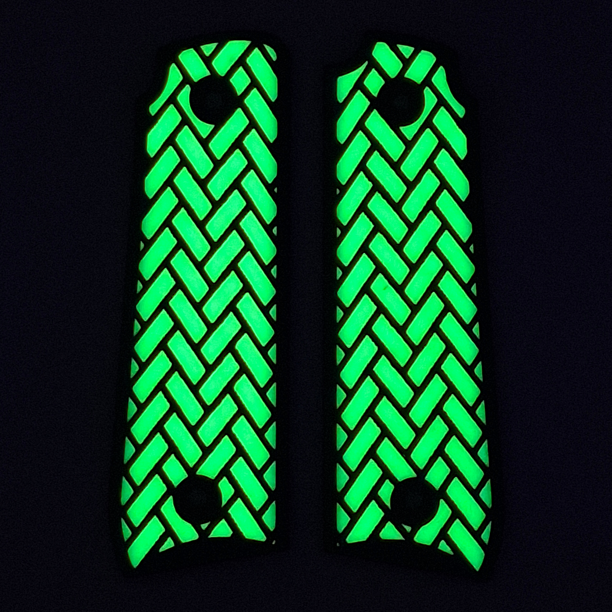 Glow in the Dark Weave Printed Ruger Mark IV 22/45 Grips