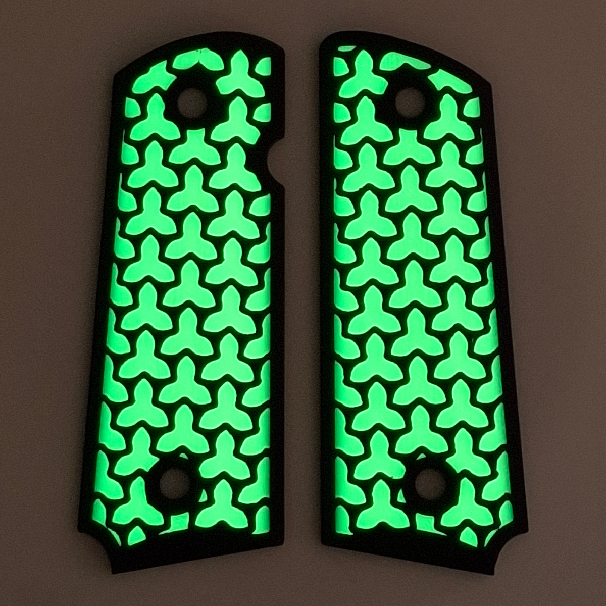 Glow in the Dark Fusion Printed 1911 Grips (Compact)
