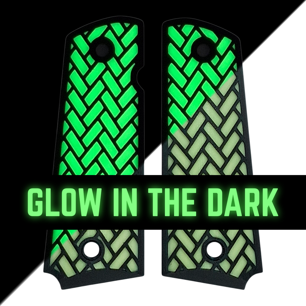 Glow in the Dark Weave Printed 1911 Grips (Full Size)