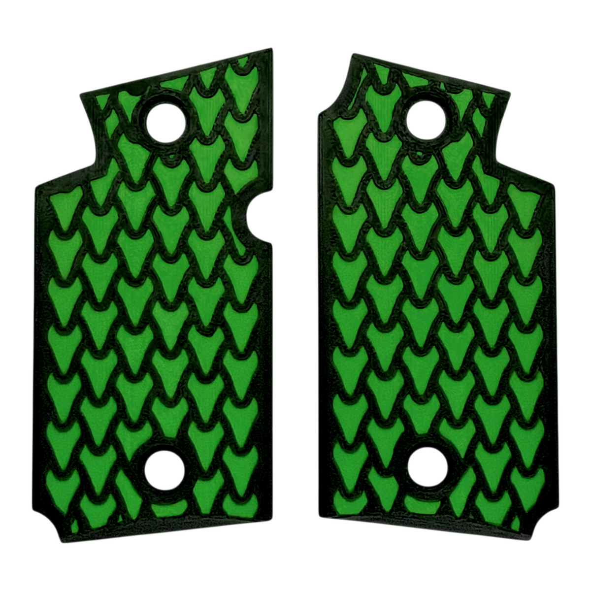 Green & Black Dragon Scale Printed Sig Sauer P938 Grips