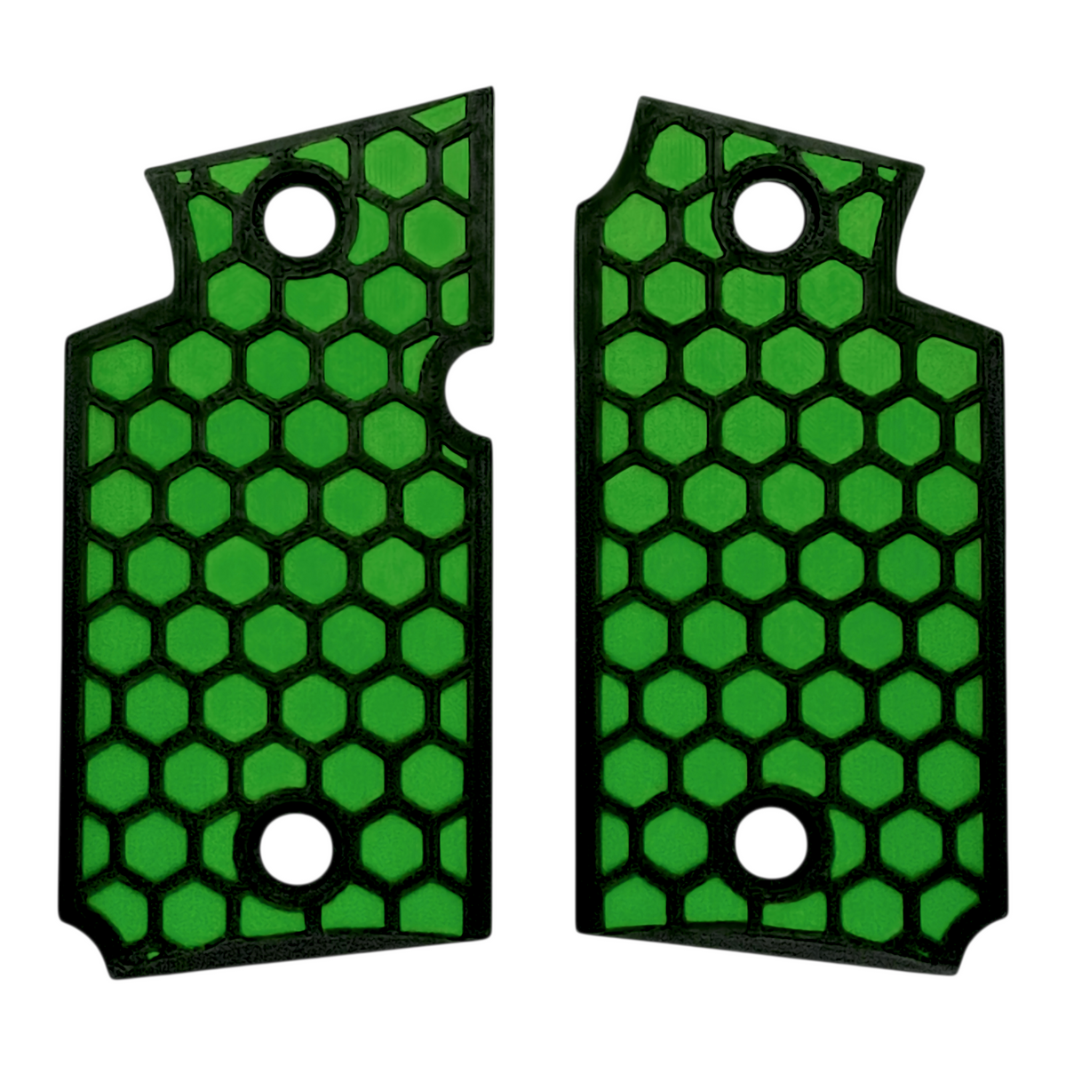 Green & Black Honeycomb Printed Sig Sauer P938 Grips