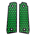 Green & Black Honeycomb Printed Ruger Mark IV 22/45 Grips
