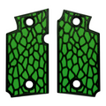 Green & Black Reptile Printed Sig Sauer P938 Grips