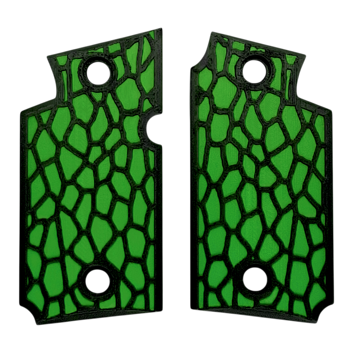 Green & Black Reptile Printed Sig Sauer P938 Grips