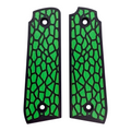 Green & Black Reptile Printed Ruger Mark IV 22/45 Grips