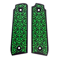 Green & Black Tritessel Printed Ruger Mark IV 22/45 Grips