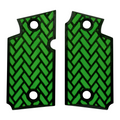 Green & Black Weave Printed Sig Sauer P938 Grips