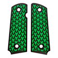 Green & Black Dragon Scale Printed 1911 Grips (Compact)