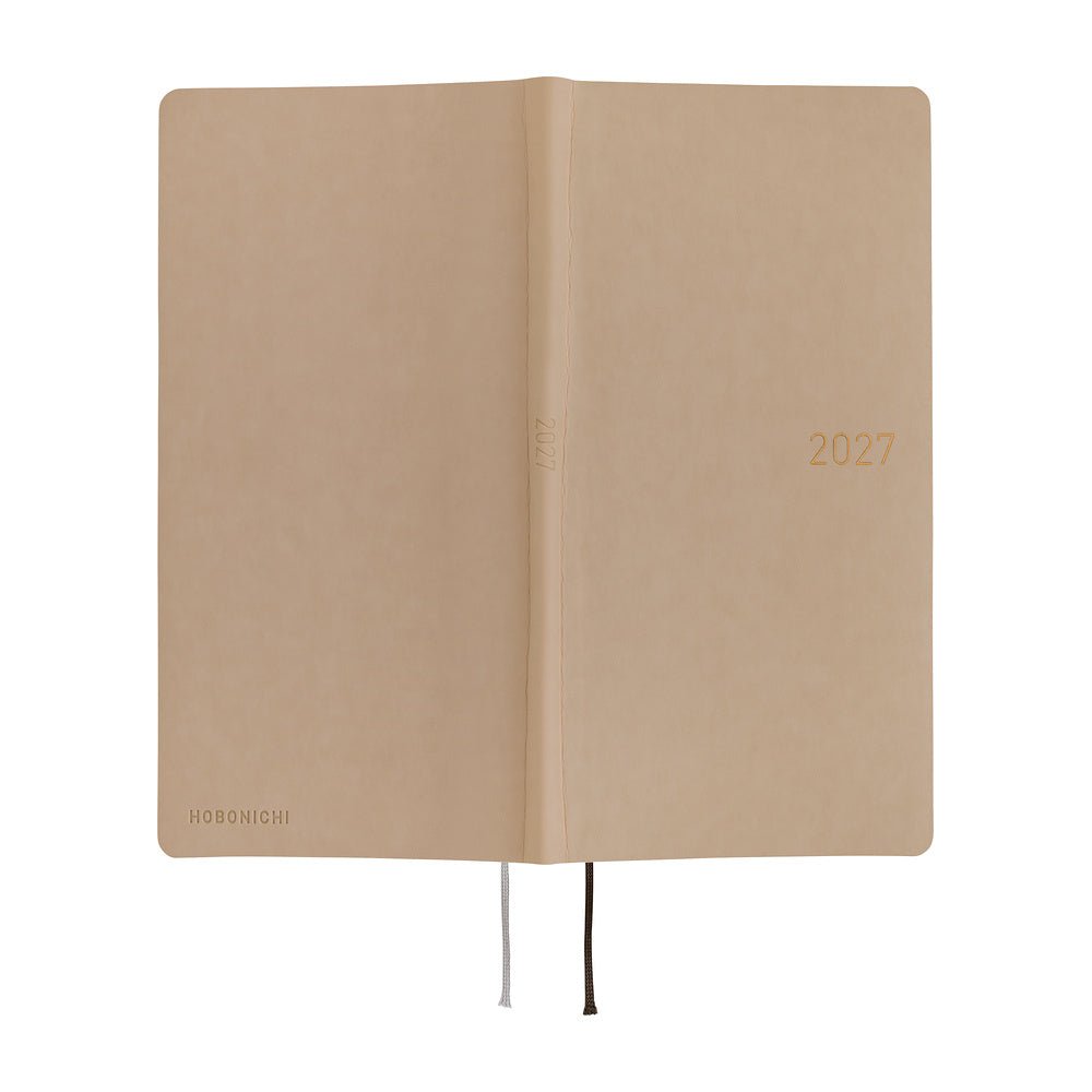 Hobonichi Techo Weeks 2027 - Smooth: Café au Lait