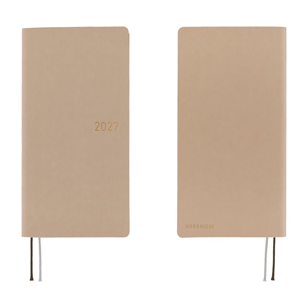 Hobonichi Techo Weeks 2027 - Smooth: Café au Lait