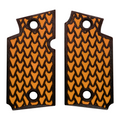 Orange & Black Dragon Scale Printed Sig Sauer P938 Grips