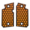 Orange & Black Honeycomb Printed Sig Sauer P938 Grips