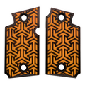 Orange & Black Tritessel Printed Sig Sauer P938 Grips