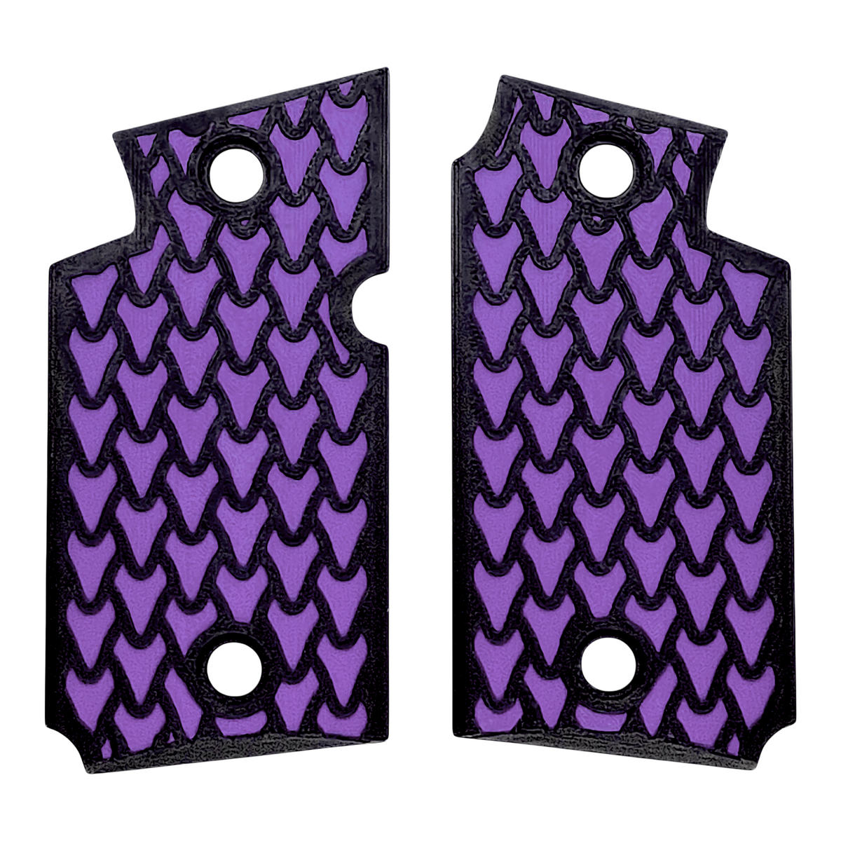 Purple & Black Dragon Scale Printed Sig Sauer P938 Grips