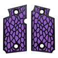 Purple & Black Reptile Printed Sig Sauer P938 Grips
