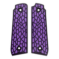 Purple & Black Reptile Printed Ruger Mark IV 22/45 Grips