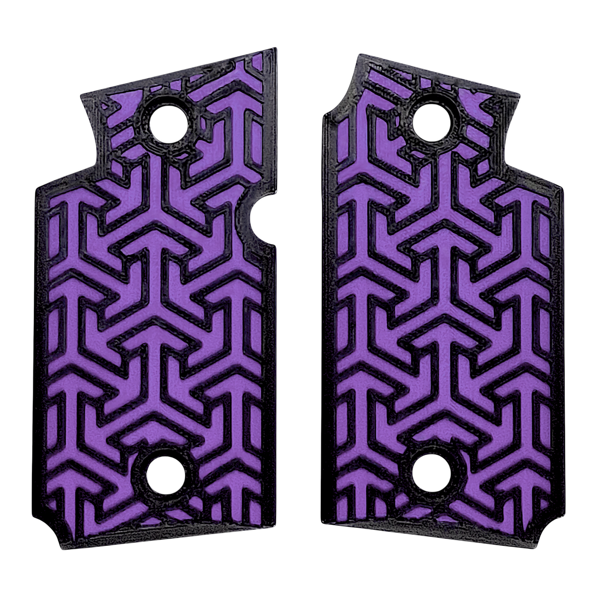 Purple & Black Tritessel Printed Sig Sauer P938 Grips