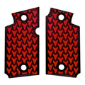 Red & Black Dragon Scale Printed Sig Sauer P938 Grips