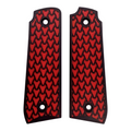 Red & Black Dragon Scale Printed Ruger Mark IV 22/45 Grips