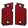 Red & Black Fusion Printed Sig Sauer P938 Grips