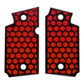 Red & Black Honeycomb Printed Sig Sauer P938 Grips
