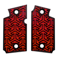 Red & Black Tritessel Printed Sig Sauer P938 Grips