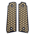 Desert Tan & Black Dragon Scale Printed Ruger Mark IV 22/45 Grips