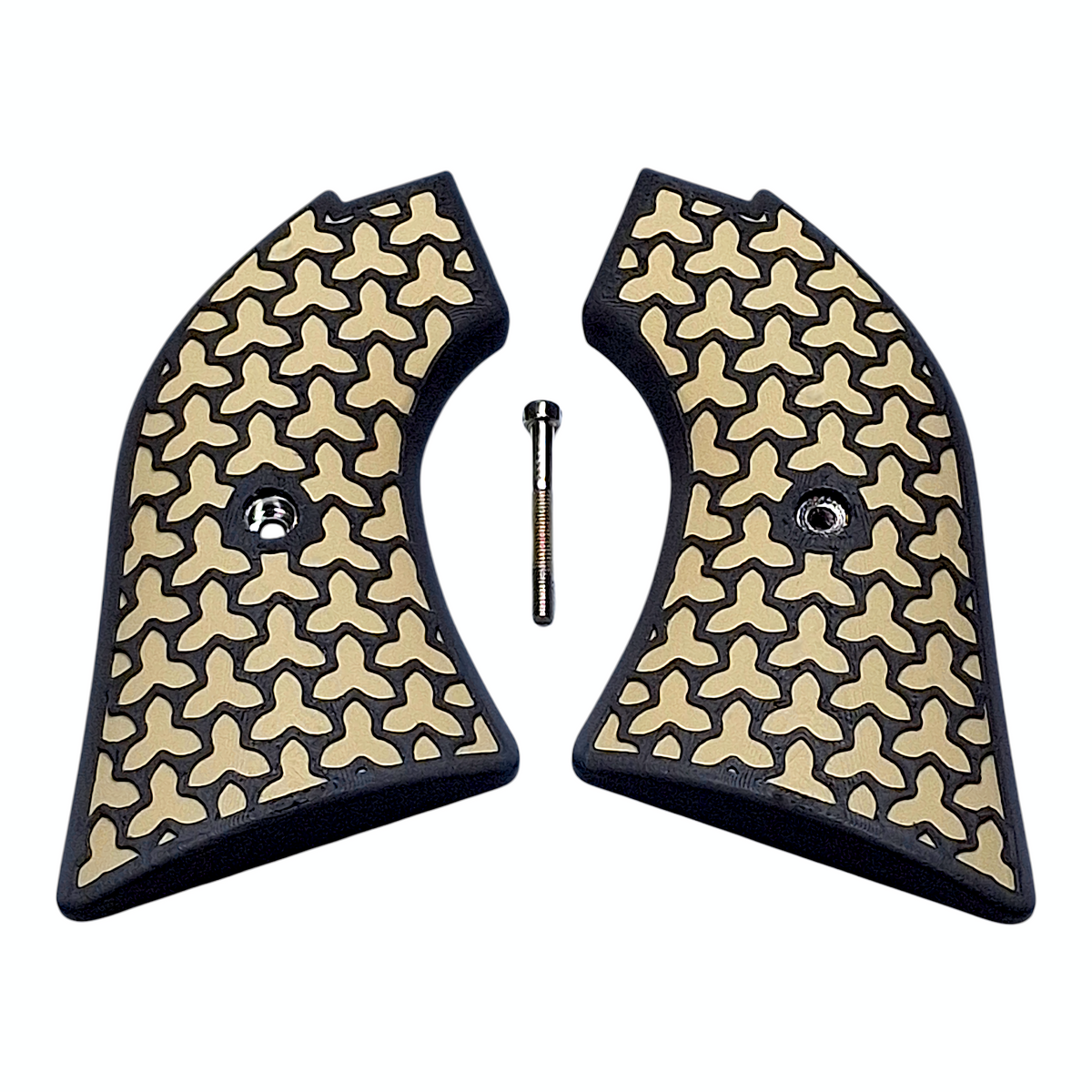 Desert Tan & Black Fusion Printed Heritage Rough Rider Grips