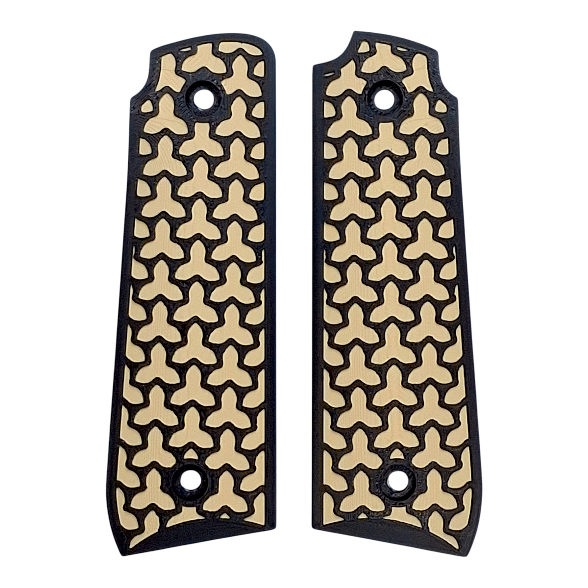 Desert Tan & Black Fusion Printed Ruger Mark IV 22/45 Grips