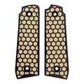Desert Tan & Black Honeycomb Printed Ruger Mark IV 22/45 Grips