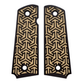 Desert Tan & Black Tritessel Printed 1911 Grips (Full Size)