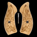 Maple Grim Reaper Smith & Wesson J-Frame Grips