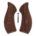 Walnut Checkered Smith & Wesson J-Frame Grips