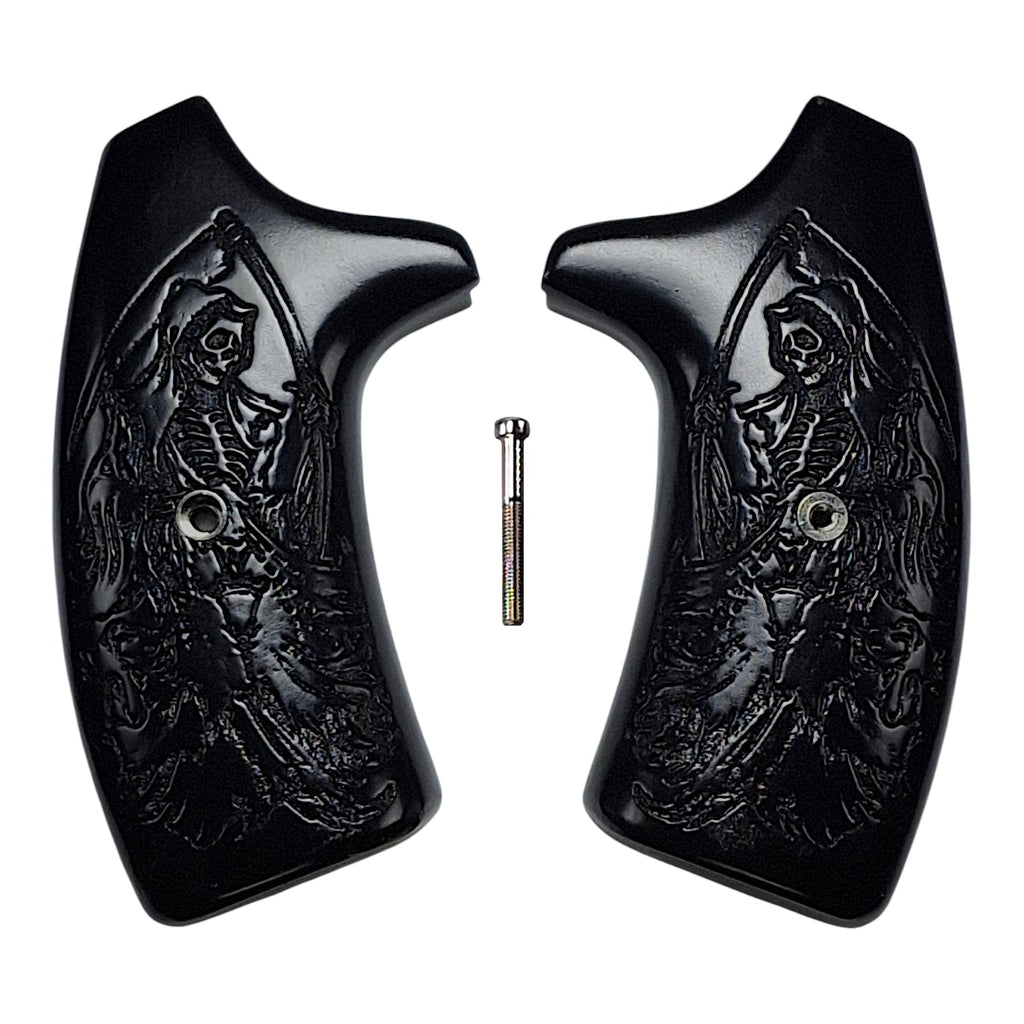 Ebony Grim Reaper Extended Smith & Wesson J-Frame Grips