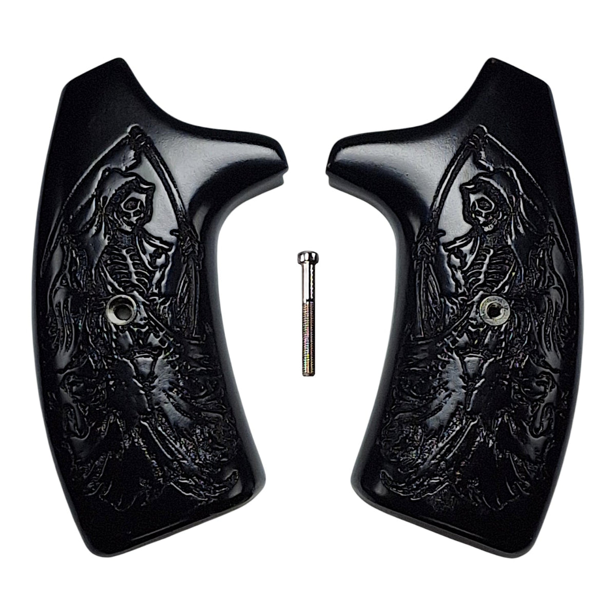 Ebony Grim Reaper Extended Smith & Wesson J-Frame Grips