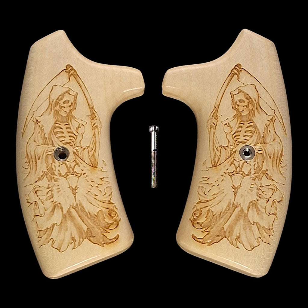 Maple Grim Reaper Extended Smith & Wesson J-Frame Grips