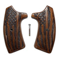 Walnut American Flag Extended Smith & Wesson J-Frame Grips