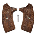 Walnut Braided Celtic Cross Extended Smith & Wesson J-Frame Grips