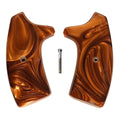 Copper Pearl Extended Smith & Wesson J-Frame Grips