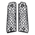 White & Black Reptile Printed Ruger Mark IV 22/45 Grips