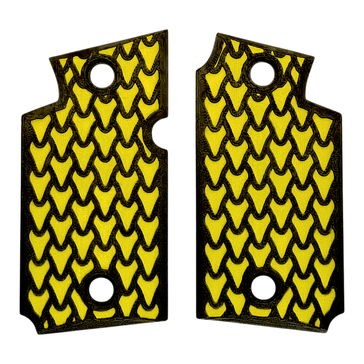 Yellow & Black Dragon Scale Printed Sig Sauer P938 Grips