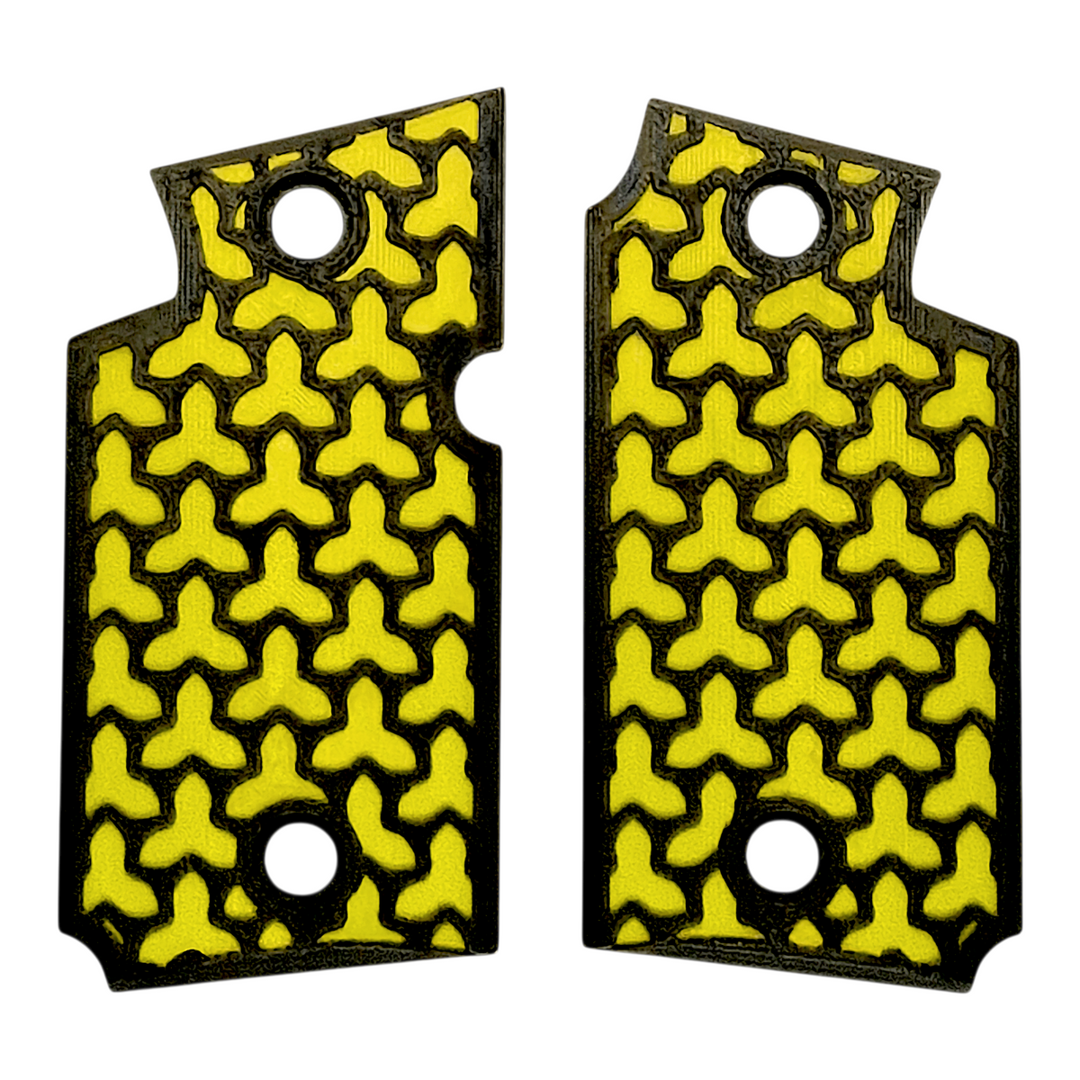 Yellow & Black Fusion Printed Sig Sauer P938 Grips