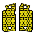 Yellow & Black Honeycomb Printed Sig Sauer P938 Grips