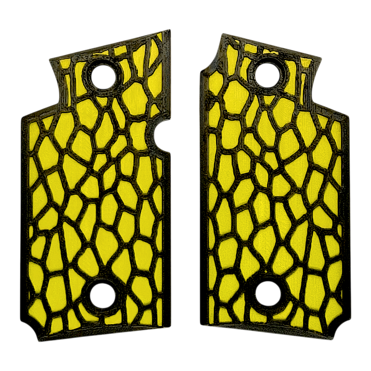 Yellow & Black Reptile Printed Sig Sauer P938 Grips