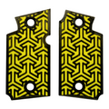 Yellow & Black Tritessel Printed Sig Sauer P938 Grips