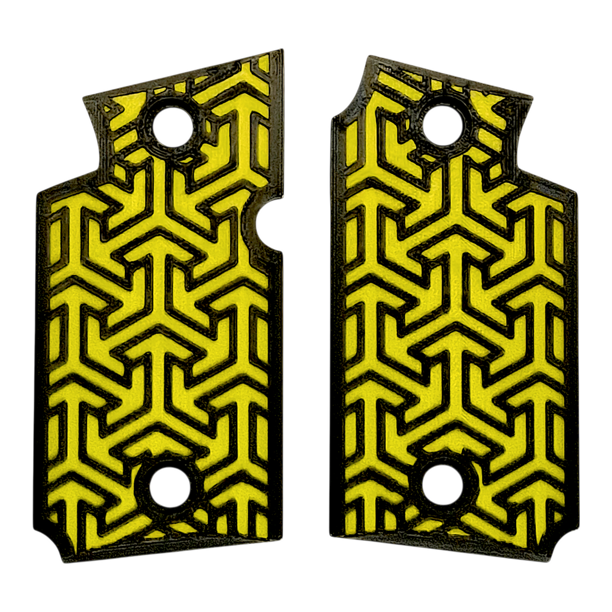 Yellow & Black Tritessel Printed Sig Sauer P938 Grips