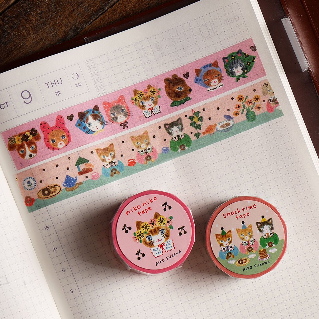 Aiko Fukawa Washi Tape - Niko Niko